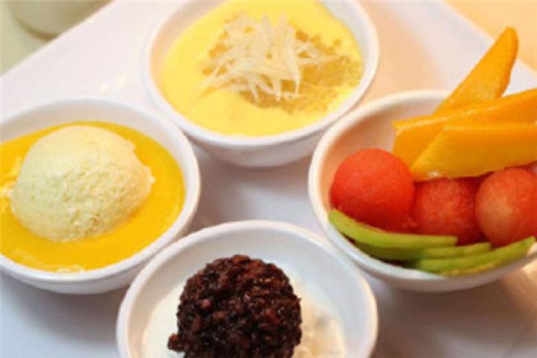 多米诺豆花甜品